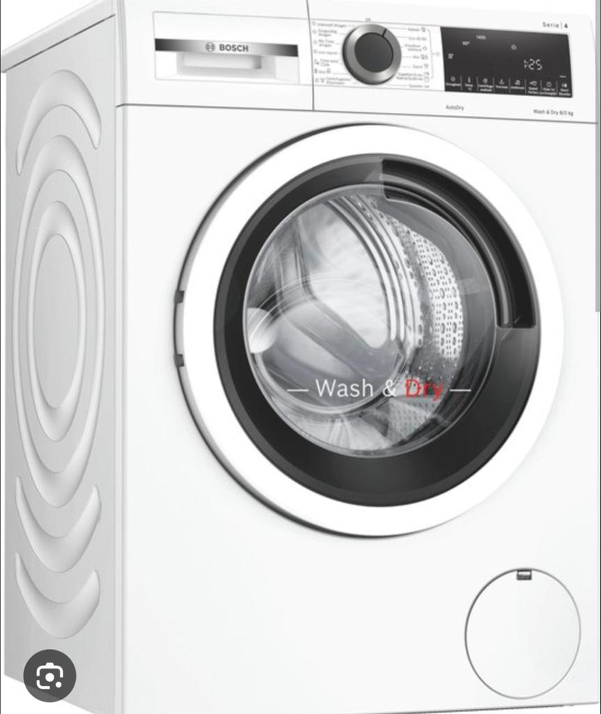 BOSCH Serie 4, Was-droogcombinatieWNA13400NL, Witgoed en Apparatuur, Wasmachines, Ophalen, 1200 tot 1600 toeren, Minder dan 85 cm