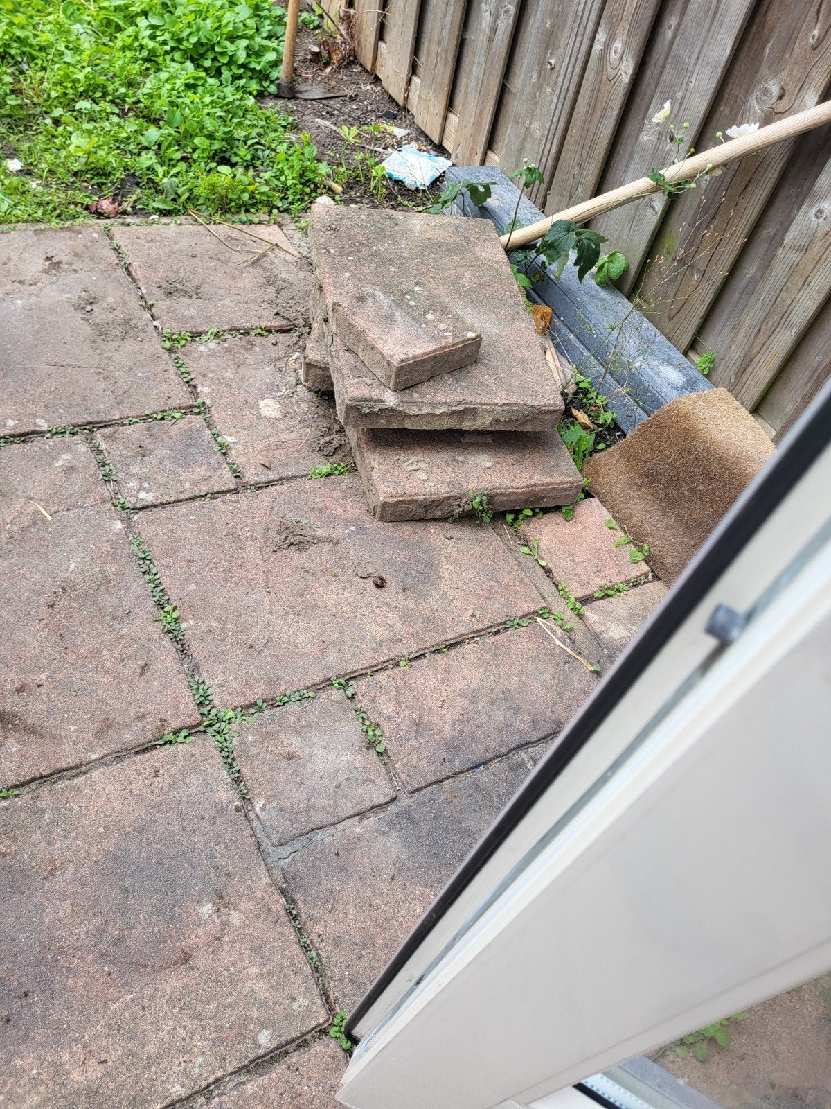 Gratis tuintegels 10m2 (ongeveer), Tuin en Terras, Ophalen of Verzenden