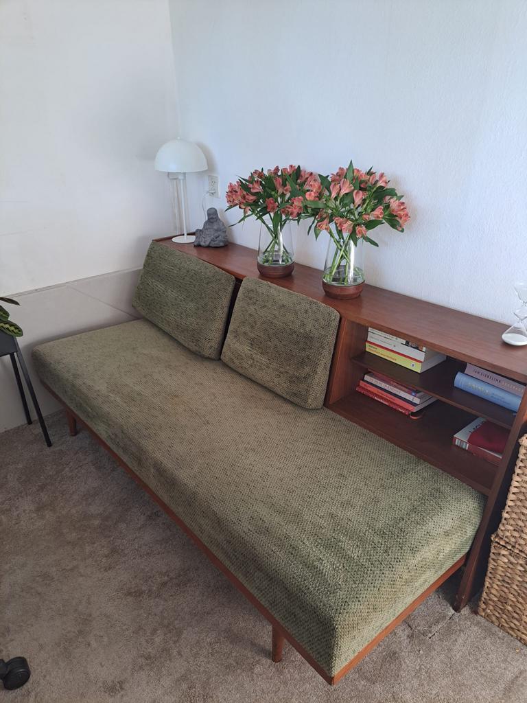 Vintage jaren 60 daybed met ombouwkast, Ophalen
