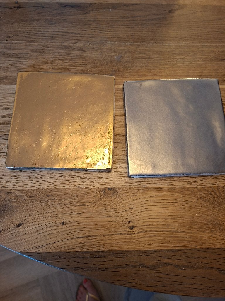 Wandtegel vt wonen Dark gold en Platinum, Ophalen, Nieuw, Minder dan 20 cm, Minder dan 20 cm