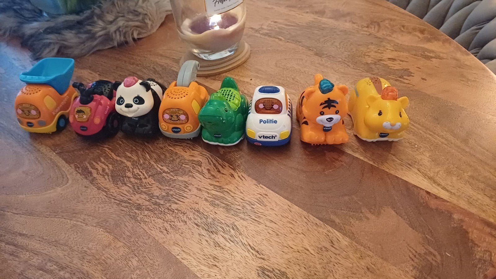 VTech Toet Toet Auto's en Zoef Zoef Dieren set, Ophalen of Verzenden, Gebruikt, Auto, Met geluid