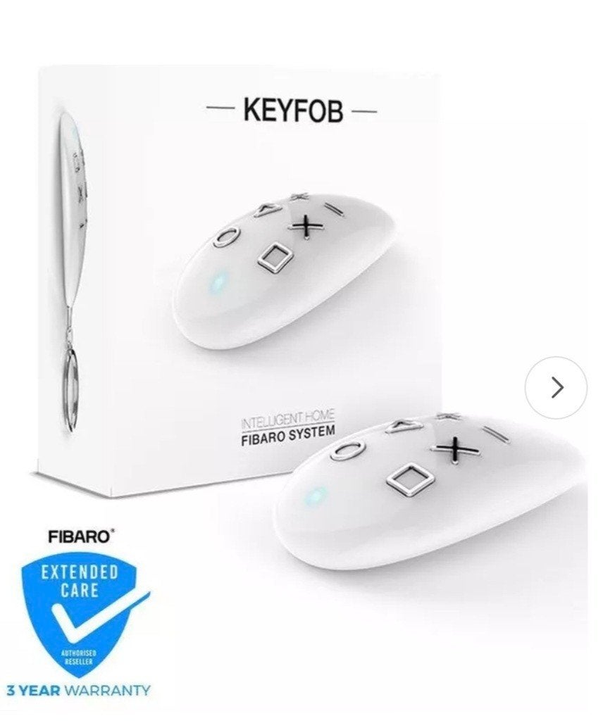 Fibaro KeyFob - Slimme Afstandsbediening voor Thuis, Ophalen of Verzenden, Zo goed als nieuw