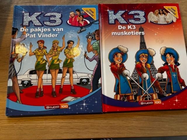 K3 boeken 2 stuks, Ophalen of Verzenden, Gelezen, Studio 100, Fictie algemeen