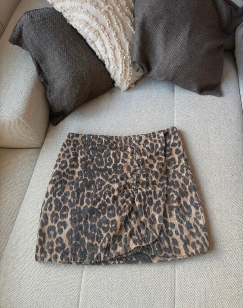 Shoeby leopard sequin mini rok, Maat 38/40 (M), Bruin, Nieuw, Ophalen of Verzenden