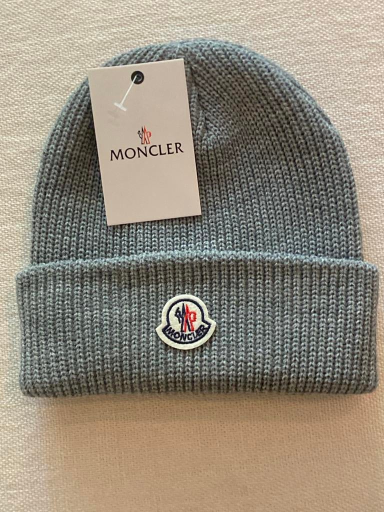 Moncler Muts Grijs - Nieuw met label, Verzenden, Nieuw, Muts