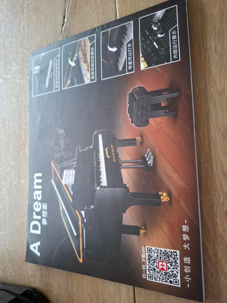 Geen lego vleugel piano, Ophalen