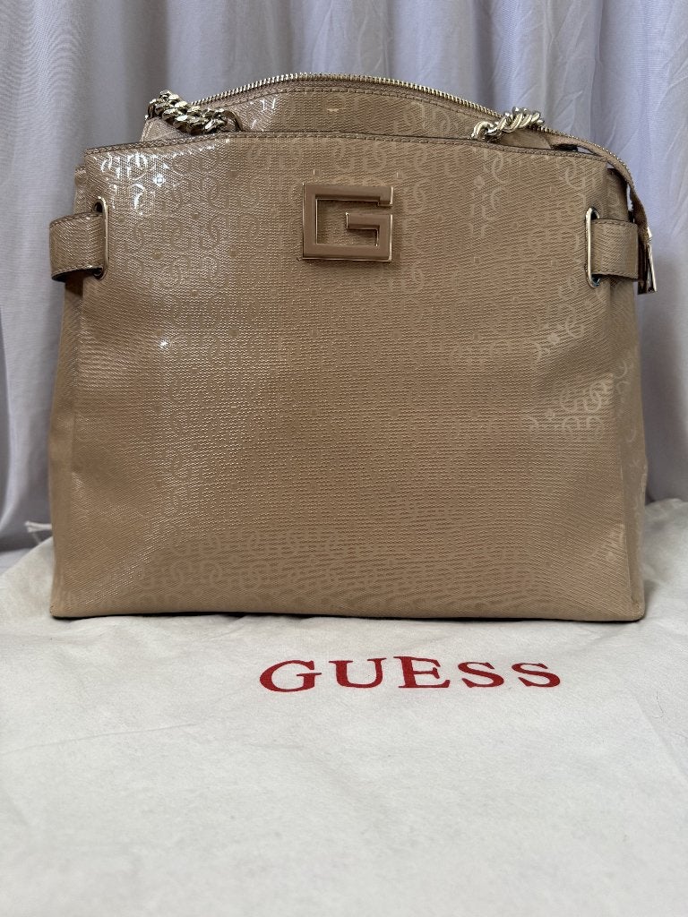 Guess Tas, Verzenden, Nieuw, Beige, Handtas