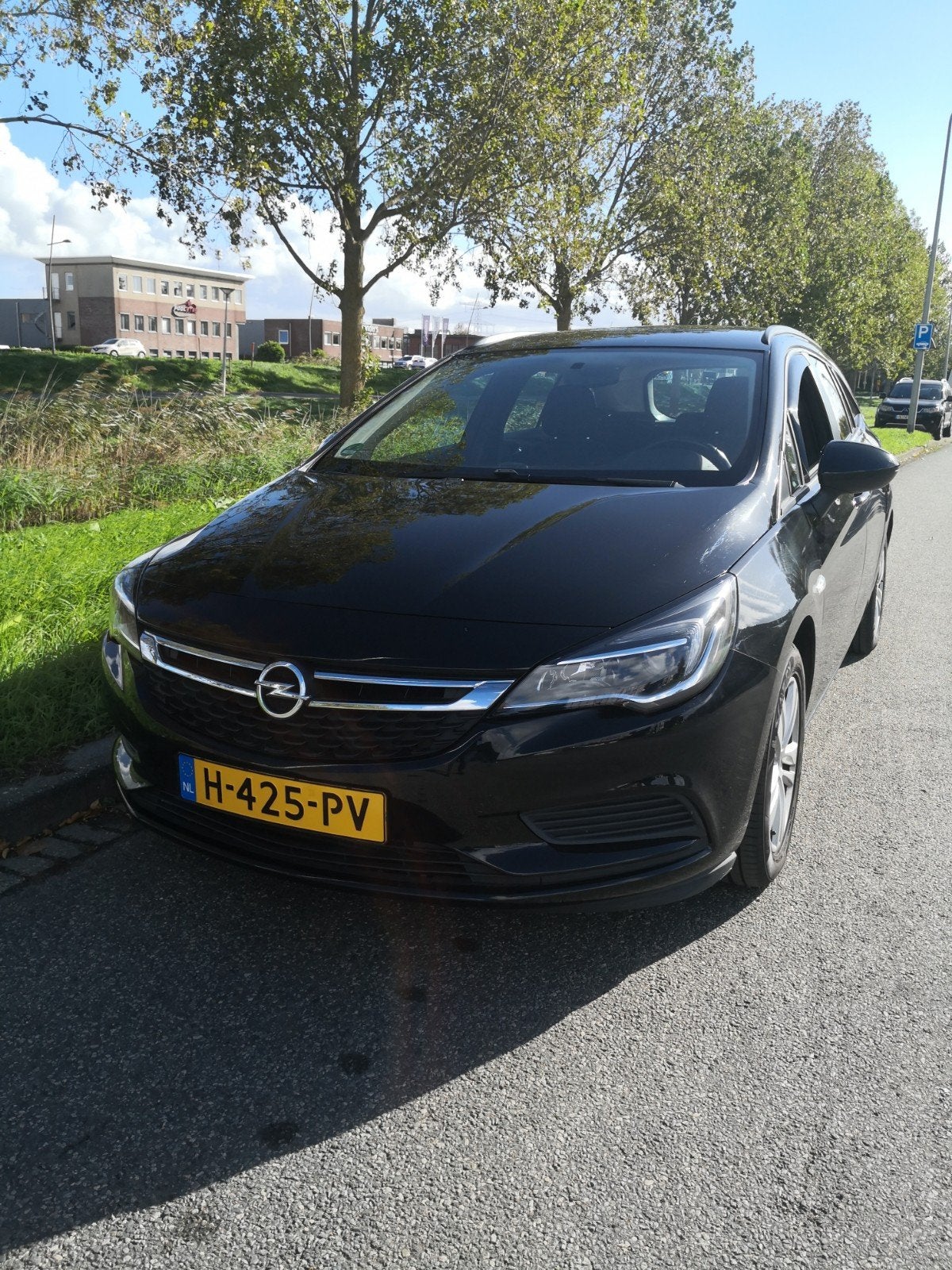 Opel Astra 1.4 Turbo 150pk Start/stop Aut 2018 Zwart, Auto's, Zwart, Stationwagon, 1240 kg, 19 km/l