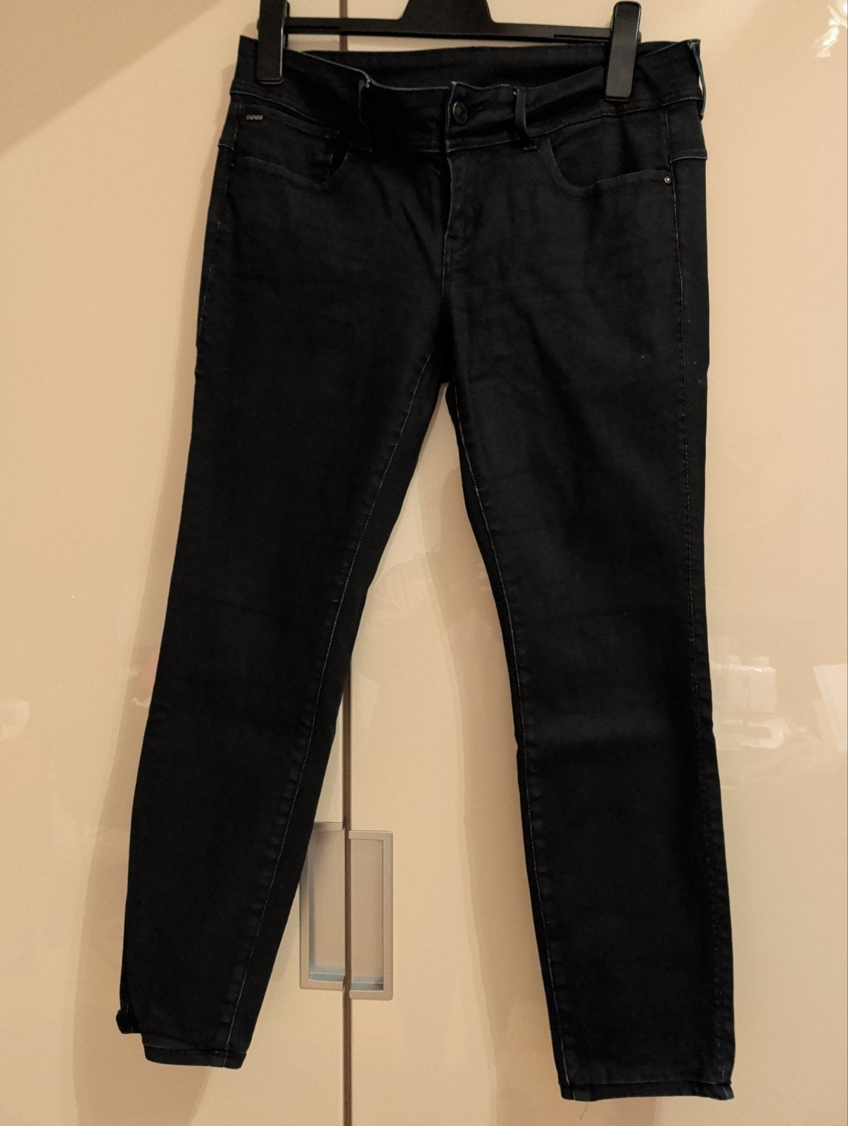 G-Star RAW Lynn Mid Skinny Jeans W34/L32 (ingekort), Blauw, Overige jeansmaten, Ophalen of Verzenden, Gedragen