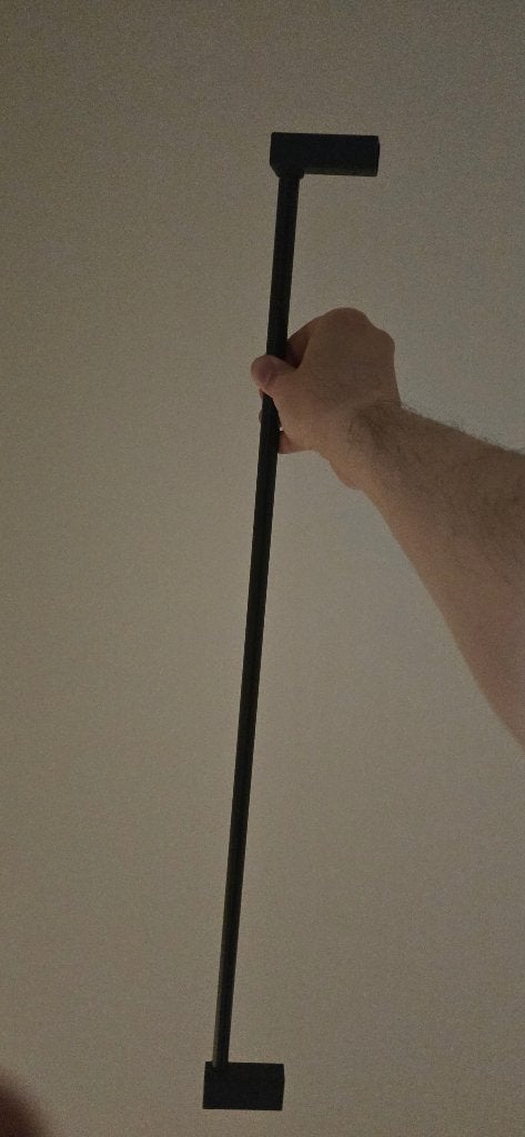 BabyDan Premier Traphek Verlengstuk Zwart, Ophalen, Metaal of IJzer, 115 cm of meer, Klemhekje