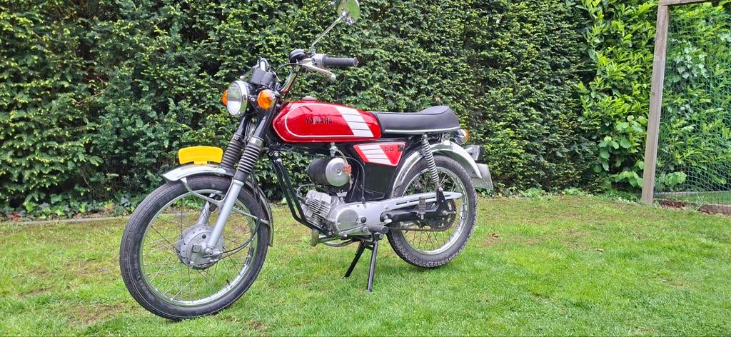 Yamaha FS1 - met motorkenteken Klassieker in Topstaat, Fietsen en Brommers, Brommers | Oldtimers, Ophalen