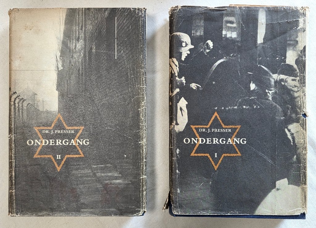 Dr. J. Presser: de ondergang, deel 1 + 2; monumentale boeken, Verzenden, Dr. J. Presser, 20e eeuw of later, Gelezen