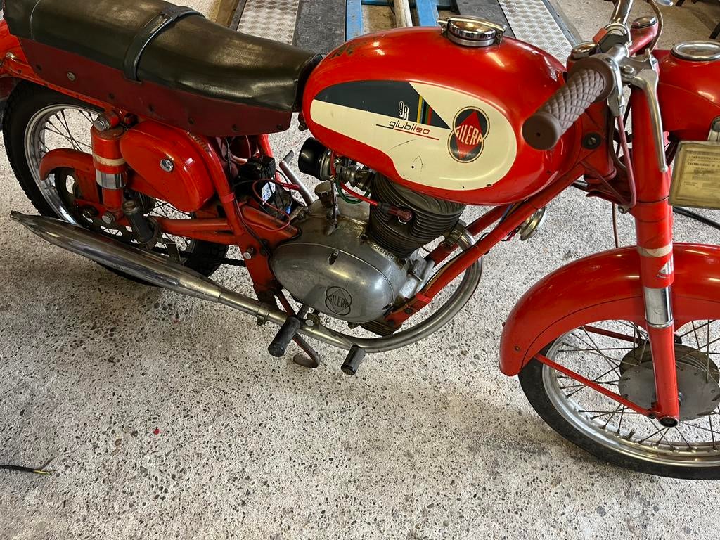Gilera giubileo 98 met van 1960 met kenteken, Motoren, Onderdelen | Oldtimers, Ophalen