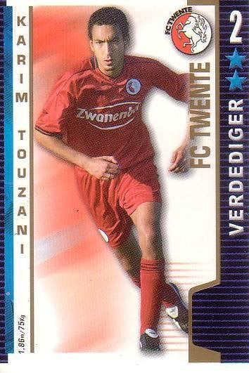 Voetbalplaatje	Karim Touzani	FC Twente	All Stars 2004-2005, Verzenden, Zo goed als nieuw, F.C. Twente, Poster, Plaatje of Sticker