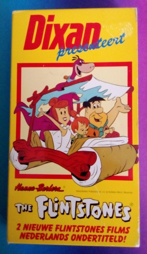 VHS - Zeldzame Flintstones Tape gepresenteerd door Dixan! , Cd's en Dvd's, VHS | Kinderen en Jeugd, Alle leeftijden, Verzenden