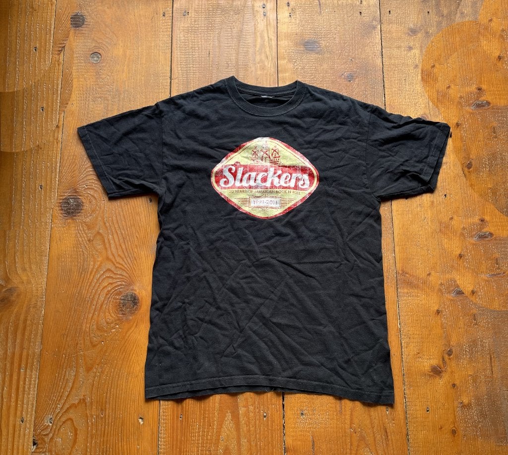 Vintage The Slackers T-shirt - 20 Years of Jamaican A-164, O, O, Verzenden, Gedragen