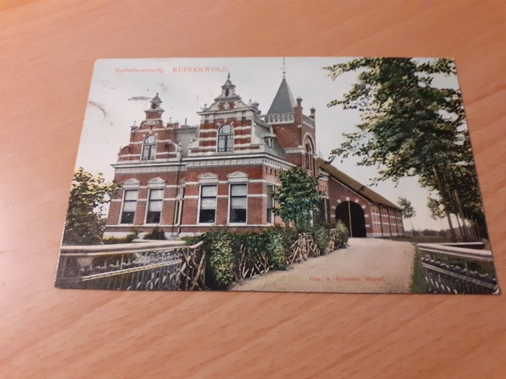 Ruinerwold  1910, Ophalen of Verzenden, Voor 1920, Gelopen, Zuid-Holland