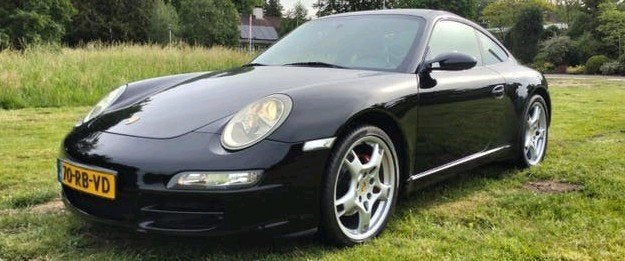 Porsche 911 3.6 Carrera Coupe AUT 2005 Zwart, Auto's, Automaat, Achterwielaandrijving, 4 stoelen, Zwart