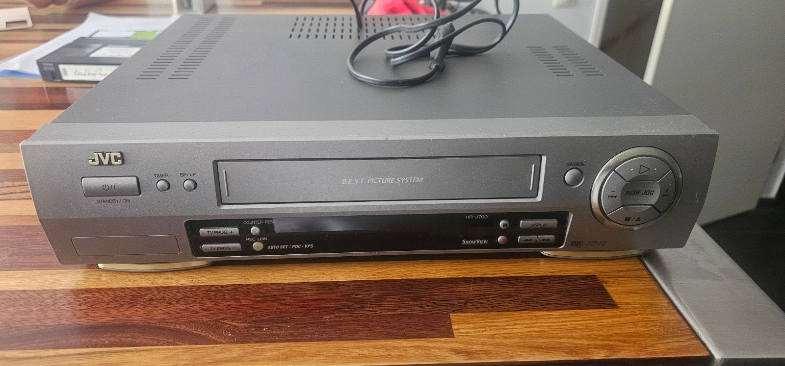 JVC VHS-speler / videorecorder - Best Picture System, Audio, Tv en Foto, Videospelers, Ophalen, Gebruikt, VHS-speler of -recorder