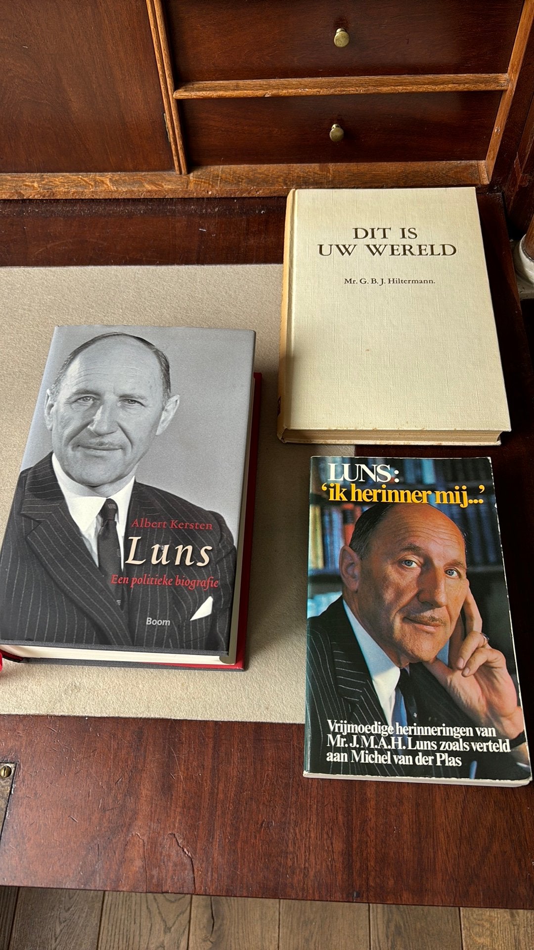 Luns- een politieke biografie & dit is uw wereld-Hilterman, Ophalen of Verzenden, Gelezen, Politiek