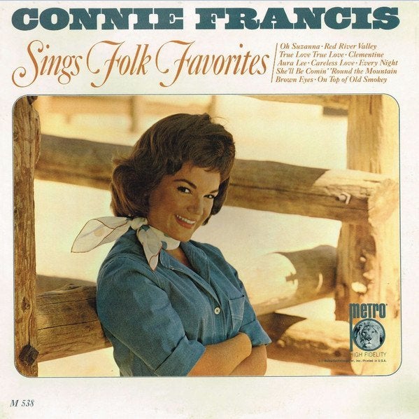 country Connie Francis ‎– Sings Folk Song Favorites, Ophalen of Verzenden, Gebruikt, Overige formaten