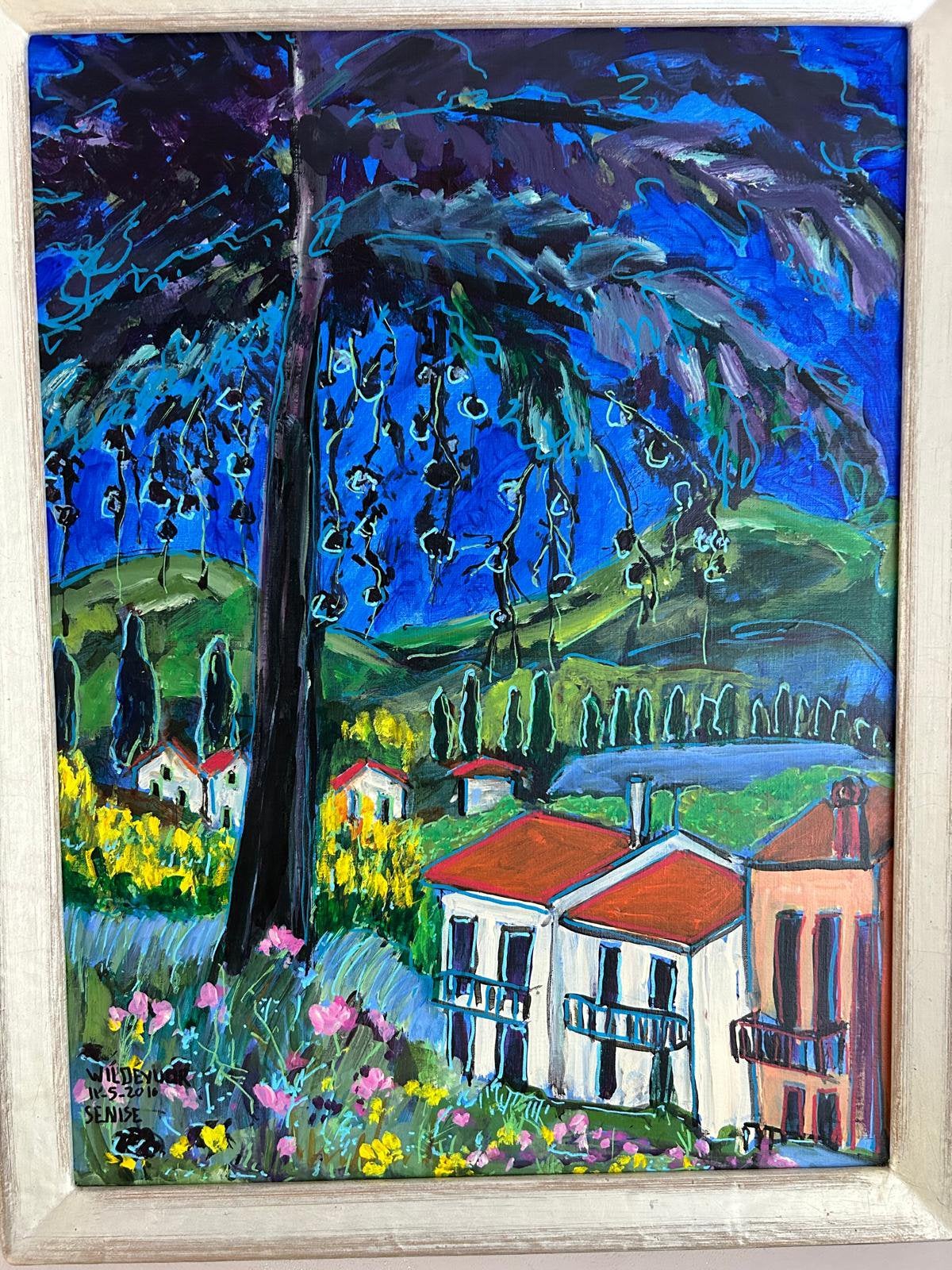Schilderij 'Senise' van Maya Wildevuur (2010), Ophalen of Verzenden