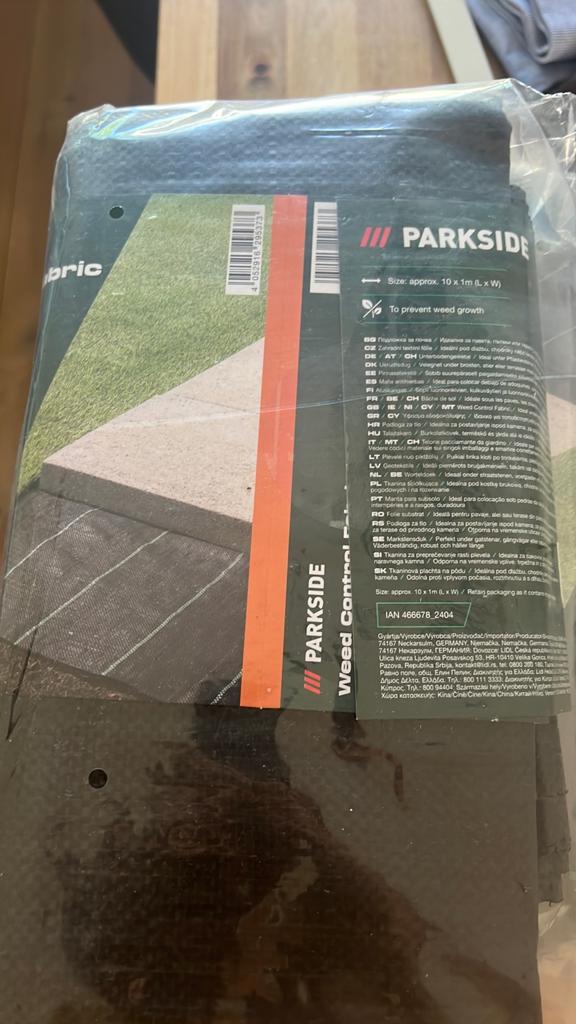 Worteldoek 6x (1x10m) + 100 grondpennen, Doe-het-zelf en Verbouw, Vloerdelen en Plavuizen, Ophalen, Overige materialen, 30 cm of meer