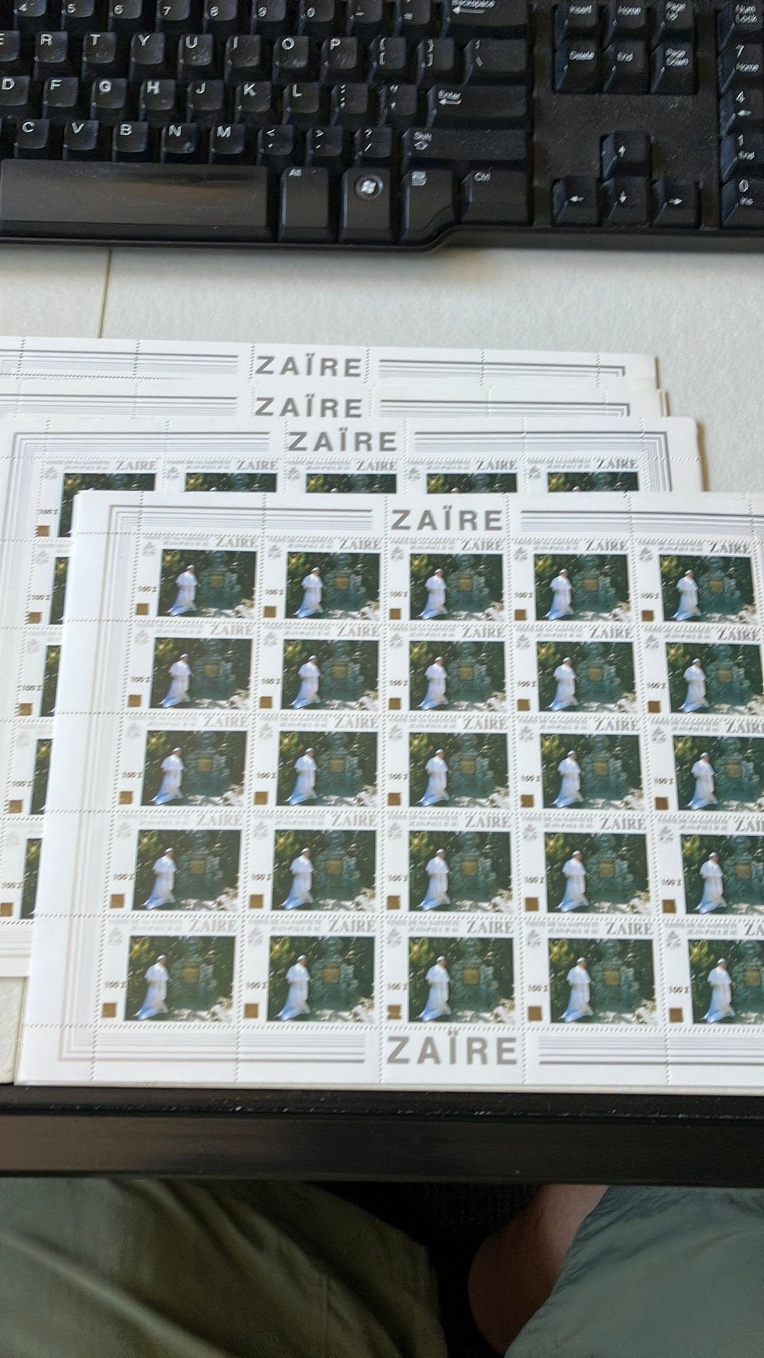 Zaire sw 993 heel veel vellen postfr, Ophalen of Verzenden, Buitenland