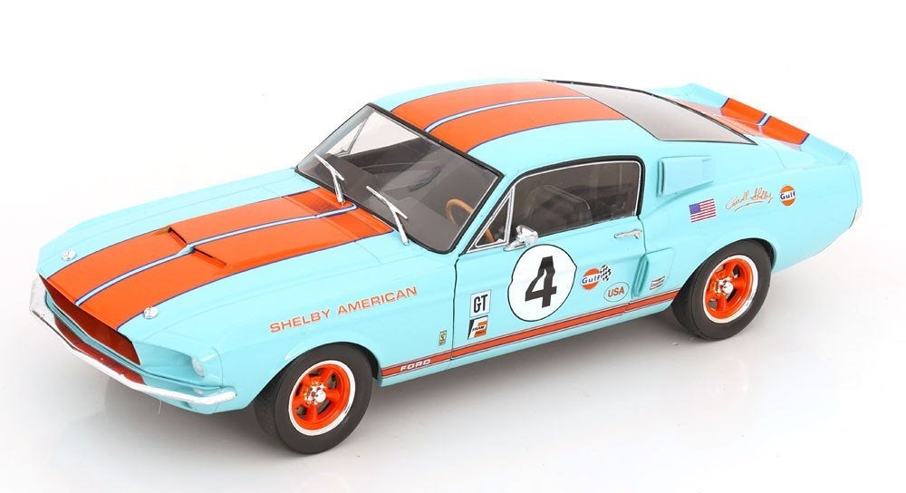 Ford Mustang GT500 No.4 1967 “Gulf Racing Tribute”  Solido, Hobby en Vrije tijd, Modelauto's | 1:18, Solido, Auto, Solido, Nieuw