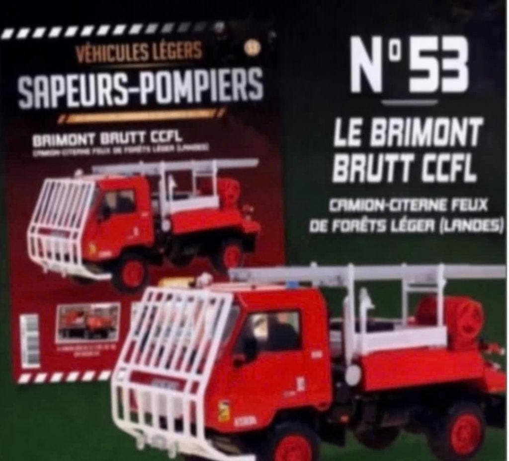 Brimont Brutt CCFL bosbranden Brandweer schaal 1/43 # 53, Verzenden, Nieuw, Bus of Vrachtwagen, Overige merken