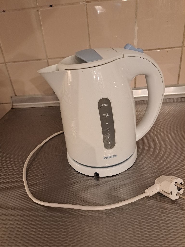 Philips waterkoker, 1 tot 2 liter, Ophalen of Verzenden, Gebruikt