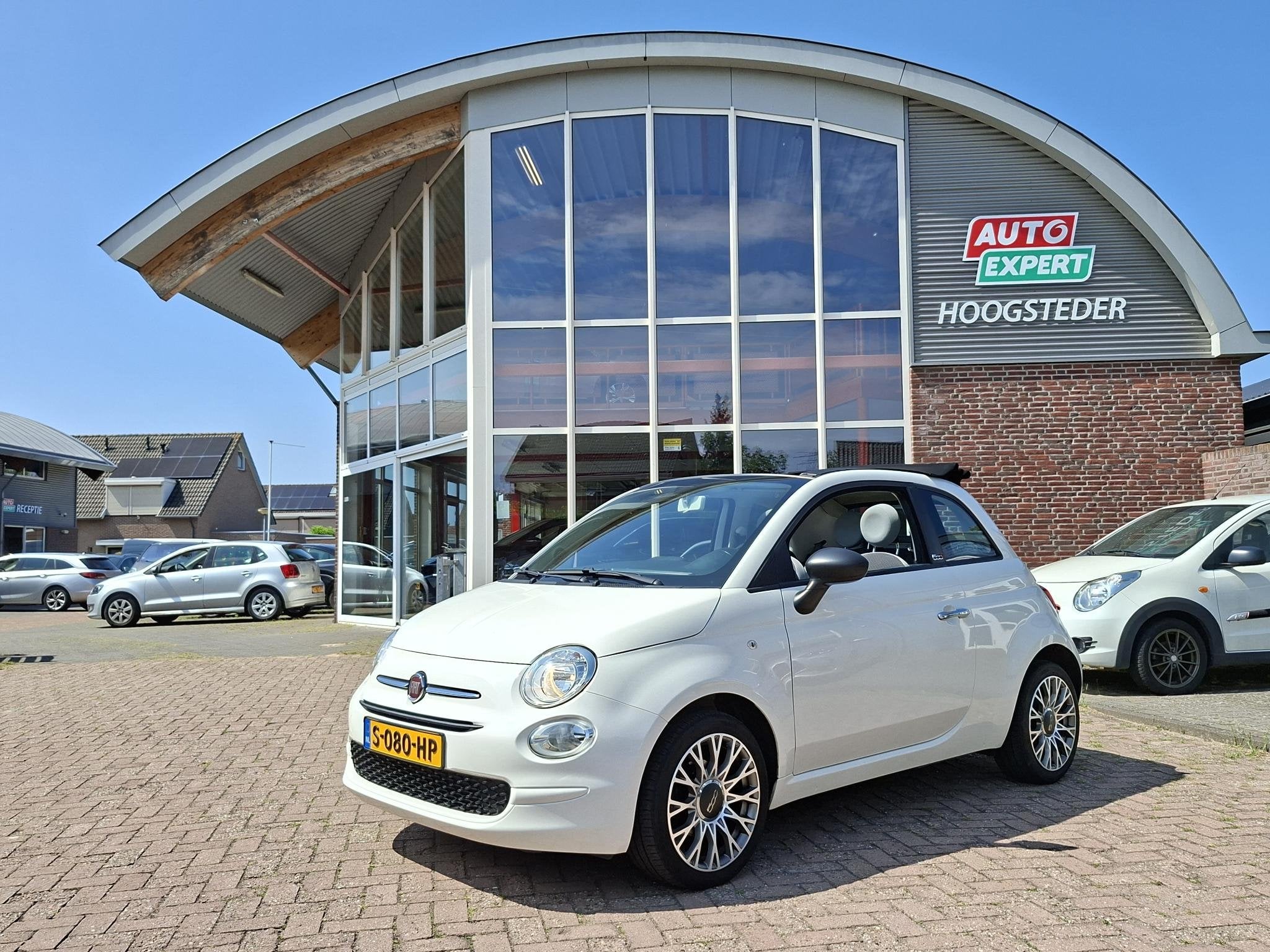 Fiat 500 C 1.2 Lounge Airco|Bluetooth|elektr. ramen, Auto's, Fiat, Voorwielaandrijving, Stof, Gebruikt, 4 cilinders
