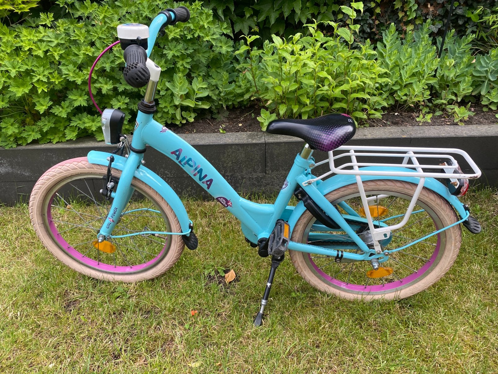 Mooie 18 inch alpina meisjesfiets Girlpower, Fietsen en Brommers, Ophalen, Gebruikt, 18 inch
