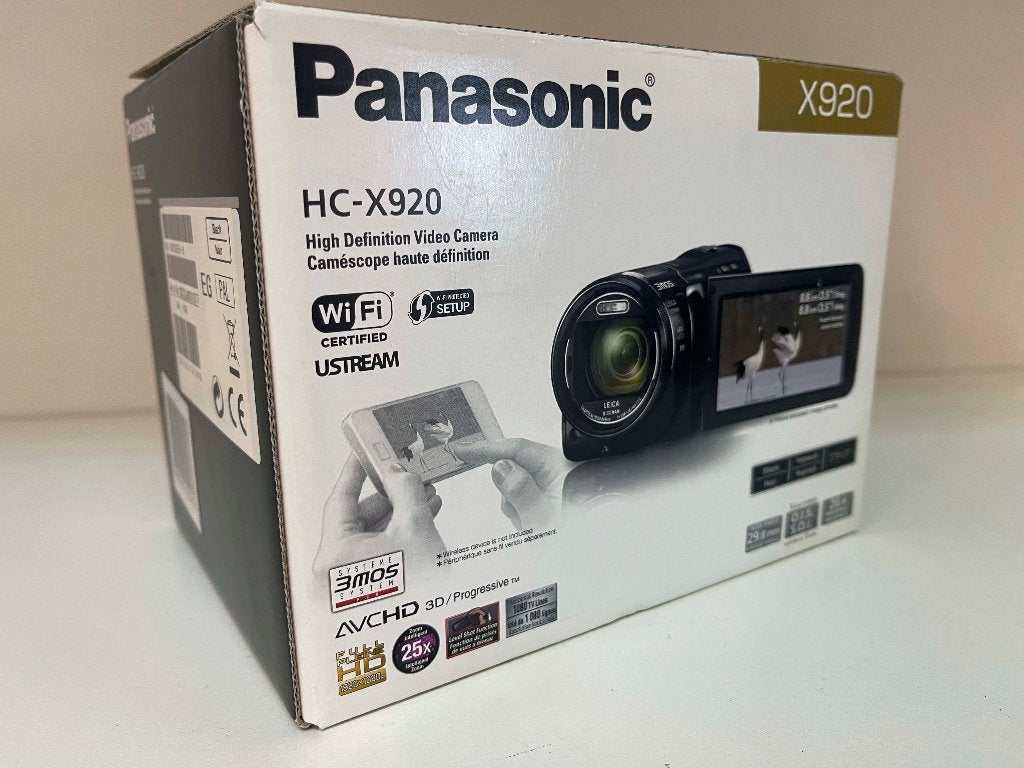 Panasonic HC-X920 Full HD camcorder met wifi, N, Panasonic, N, 20x of meer