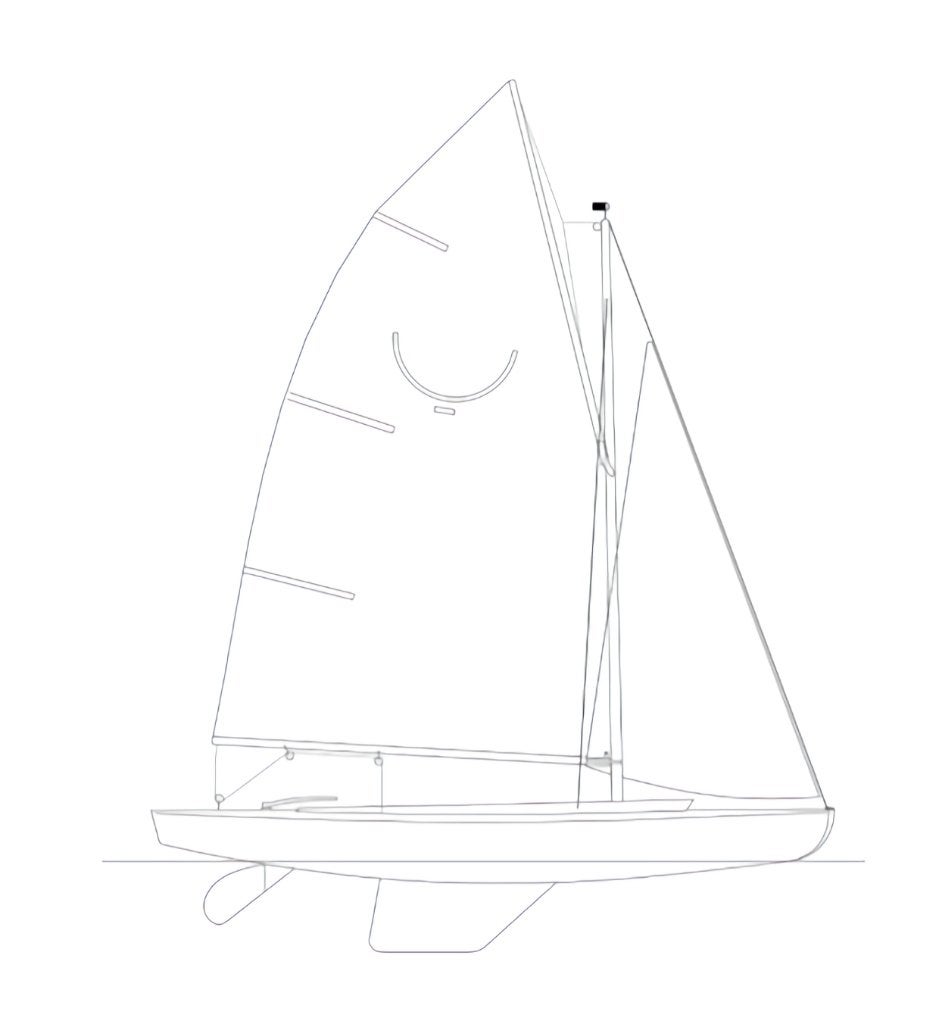Bouwtekening  BMer 16 m² klasse zeilboot, Hobby en Vrije tijd, Modelbouw | Boten en Schepen, Ophalen of Verzenden, Nieuw