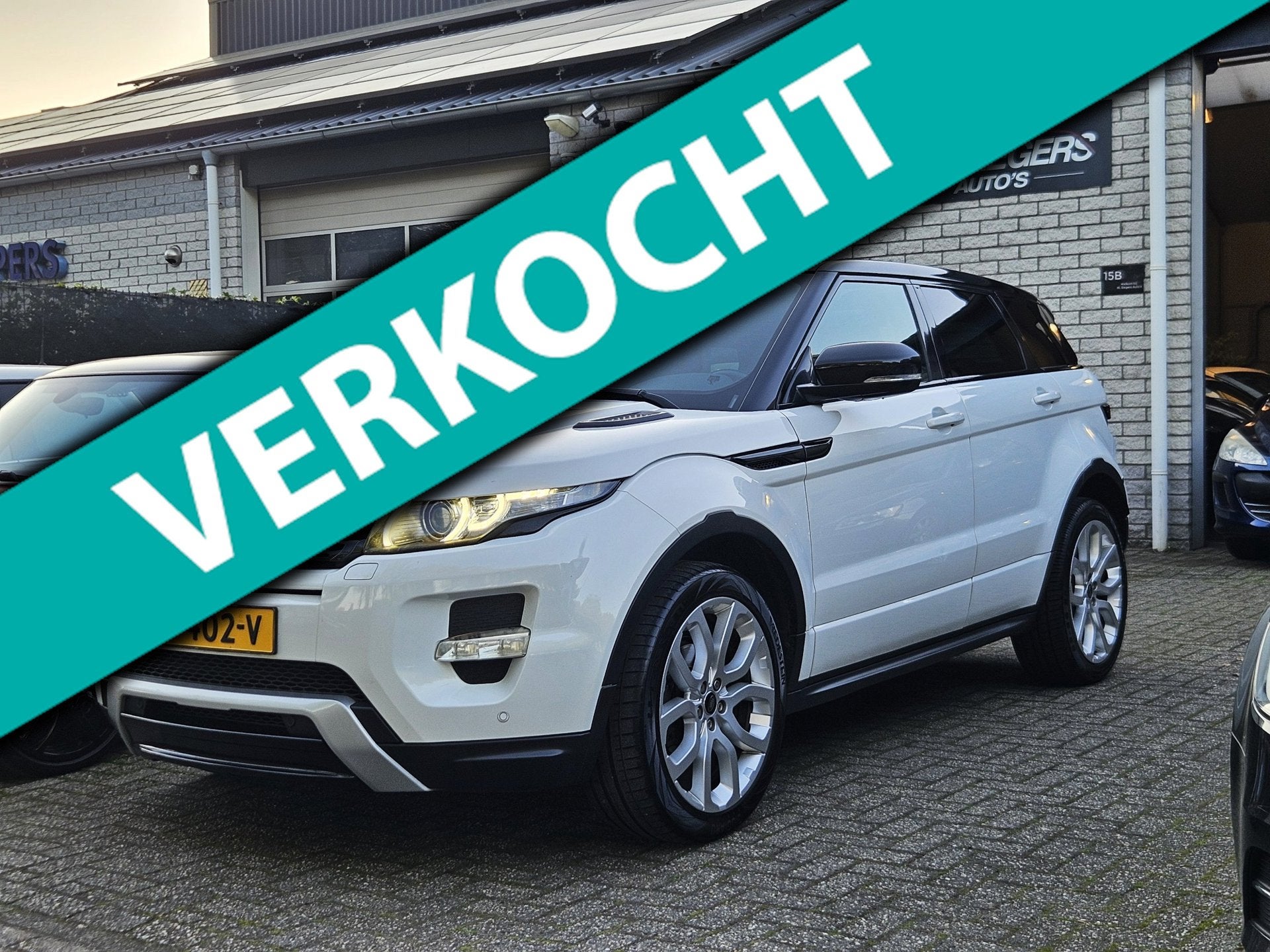 Land Rover Range Rover Evoque 2.0 Si 4WD Prestige *Export*, Auto's, Automaat, Euro 5, Automatische klimaatregeling, Wit