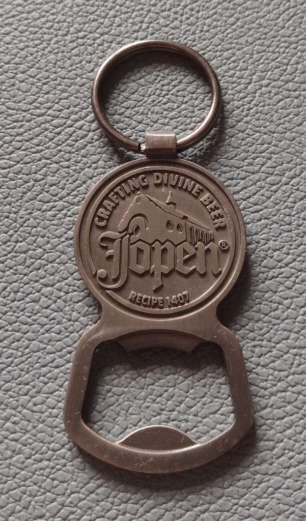 Jopen Bier Haarlem Opener / Sleutelhanger., Verzamelen, Biermerken, Ophalen of Verzenden, Gebruikt, Flesopener, Overige merken