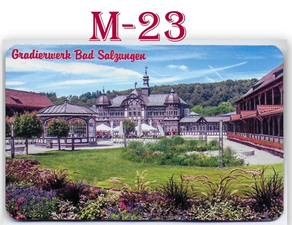 M23 Koelkastmagneet Gradierwerk Bad Salgungen Duitsland, Ophalen of Verzenden, Zo goed als nieuw