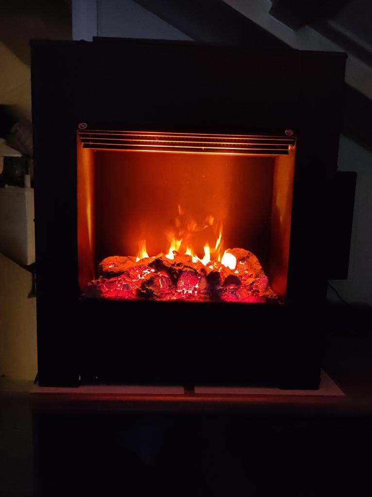Dimplex opti-myst waterdamp haard met electrische verwarming, Huis en Inrichting, Ophalen of Verzenden, Zo goed als nieuw, Vrijstaande haard