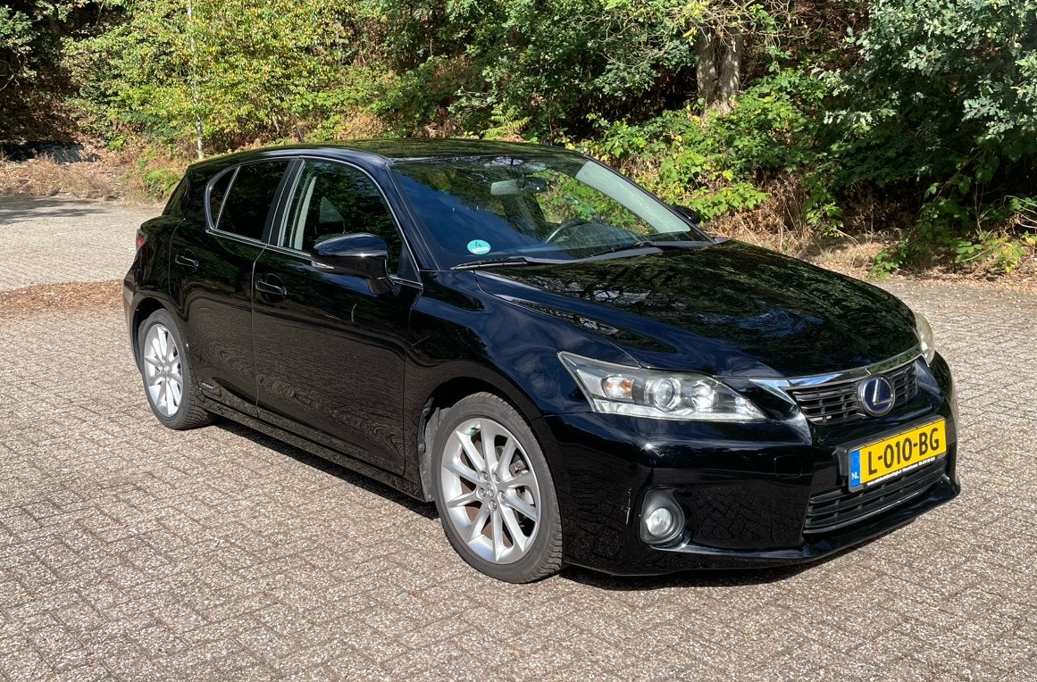 Lexus CT-H 200H 1.8 Hybrid 2011 Zwart, Auto's, Lexus, CT-H, Te koop, Hatchback, Leder en Alcantara