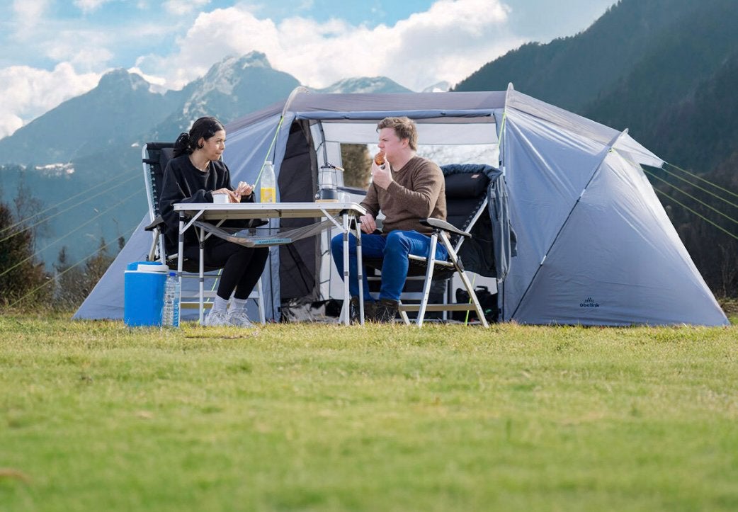Obelink twinspace tunnel tent, Caravans en Kamperen, Ophalen of Verzenden, Zo goed als nieuw, Tot en met 4