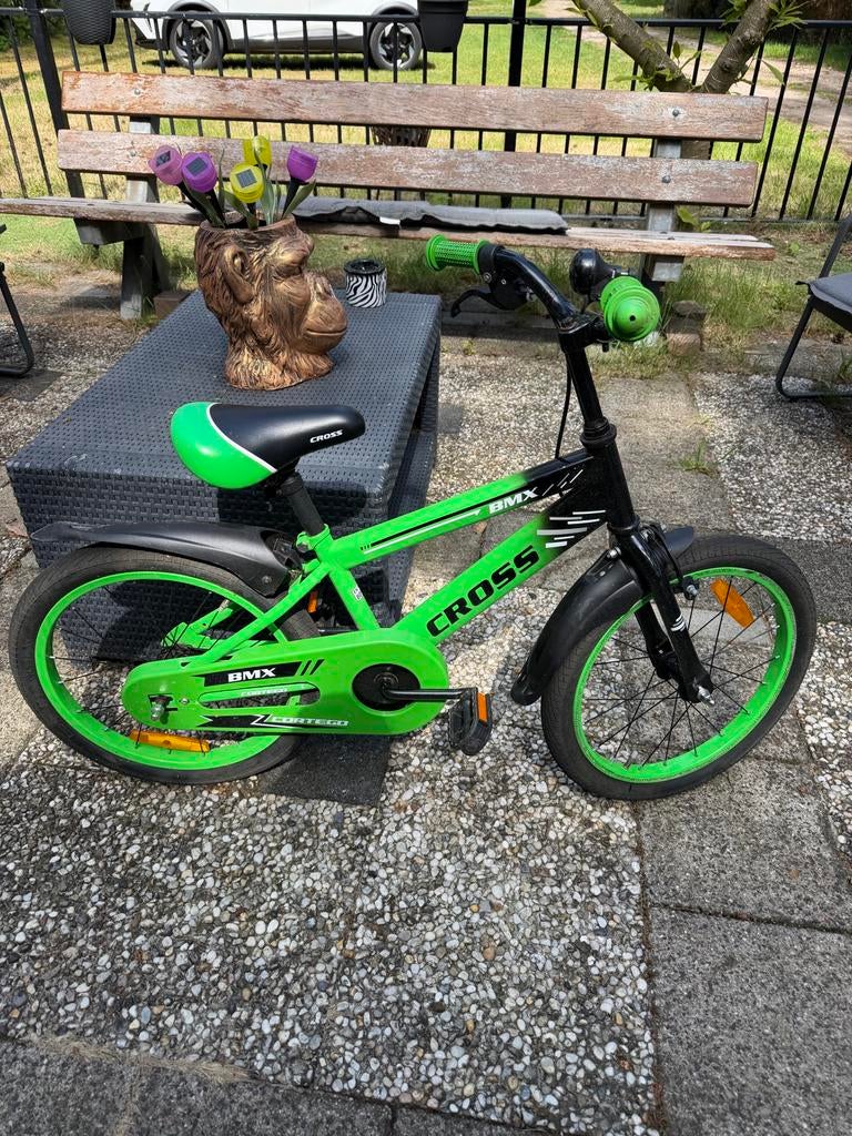 BMX Cortego 18 inch - Groen, Fietsen en Brommers, Ophalen, 16 tot 20 inch, Staal, Velgrem