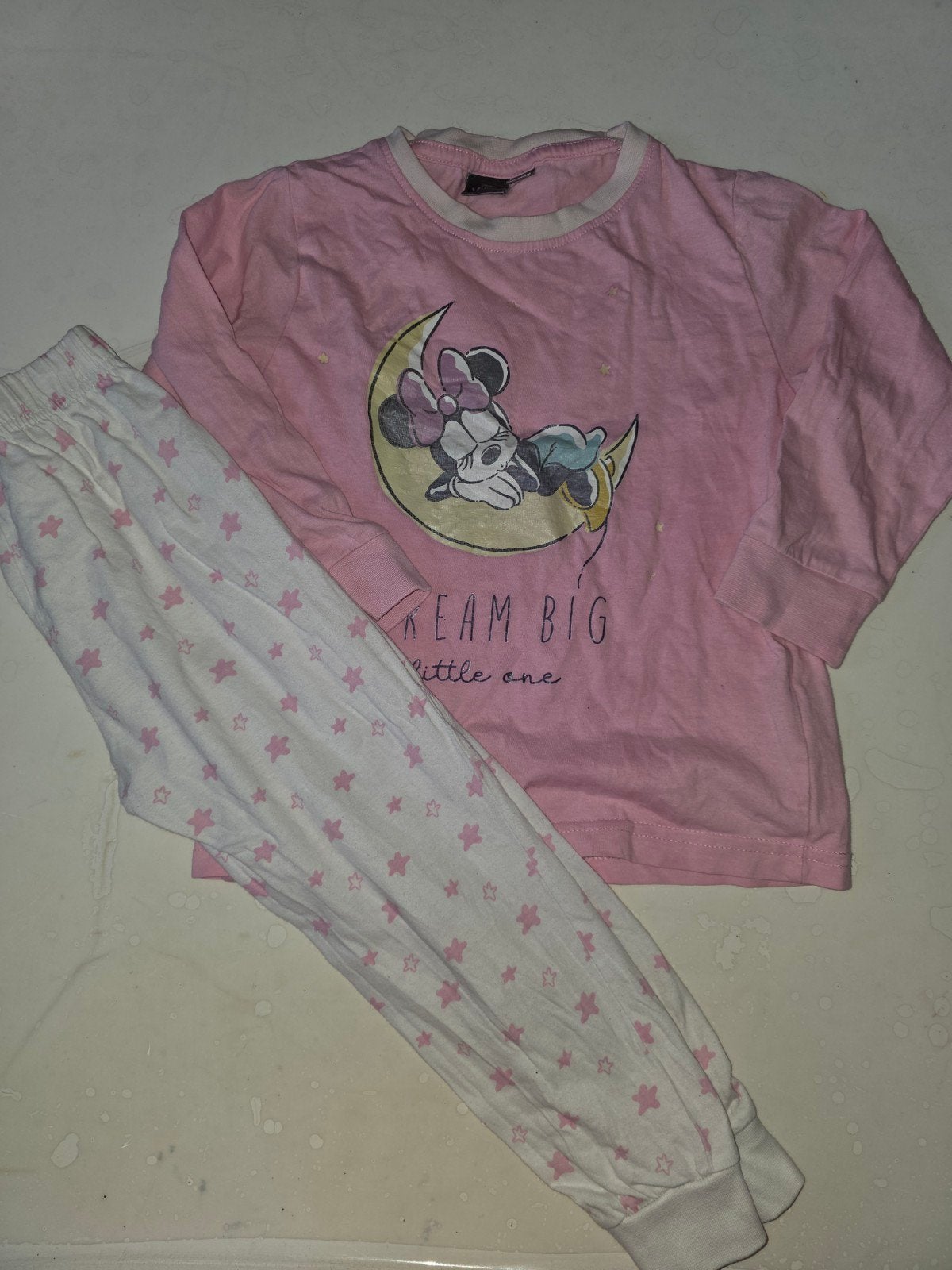 minnie mouse pyjama meisje maat 98/104, Disney, Nacht- of Onderkleding, Gebruikt, Meisje