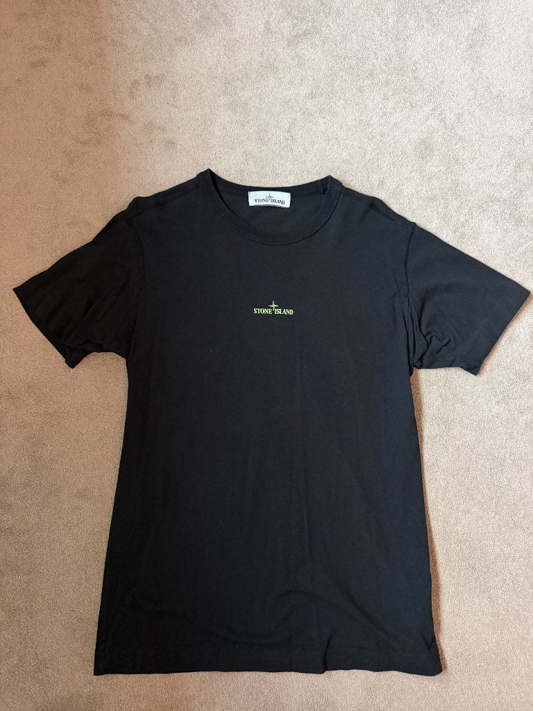 Stone island t-shirt (origineel), Zwart, Ophalen of Verzenden, Stone Island, Gedragen