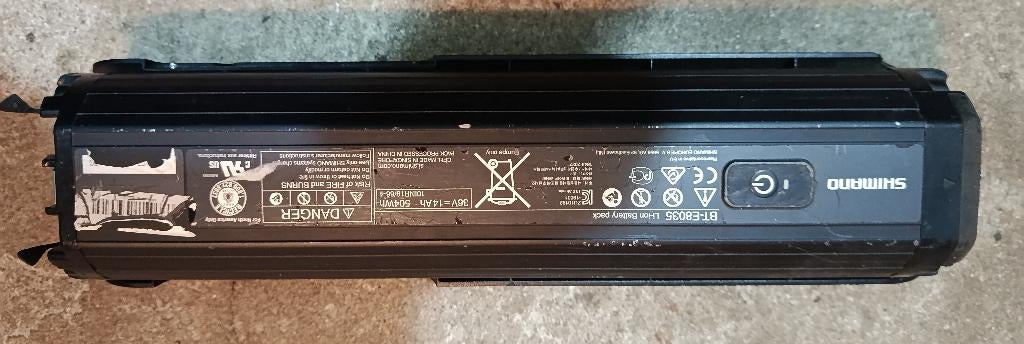 Shimano Steps BT-E8035L Fietsaccu (504Wh), Ophalen of Verzenden, Zo goed als nieuw