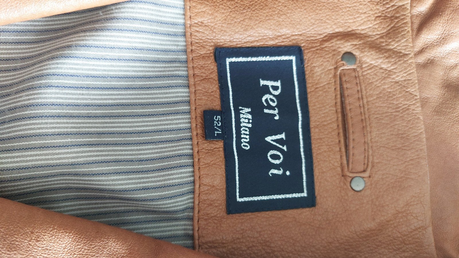 Nieuw Per Voi Milano Leren Jas Maat 52/L, Kleding | Heren, Ophalen, Maat 52/54 (L), Bruin, Nieuw
