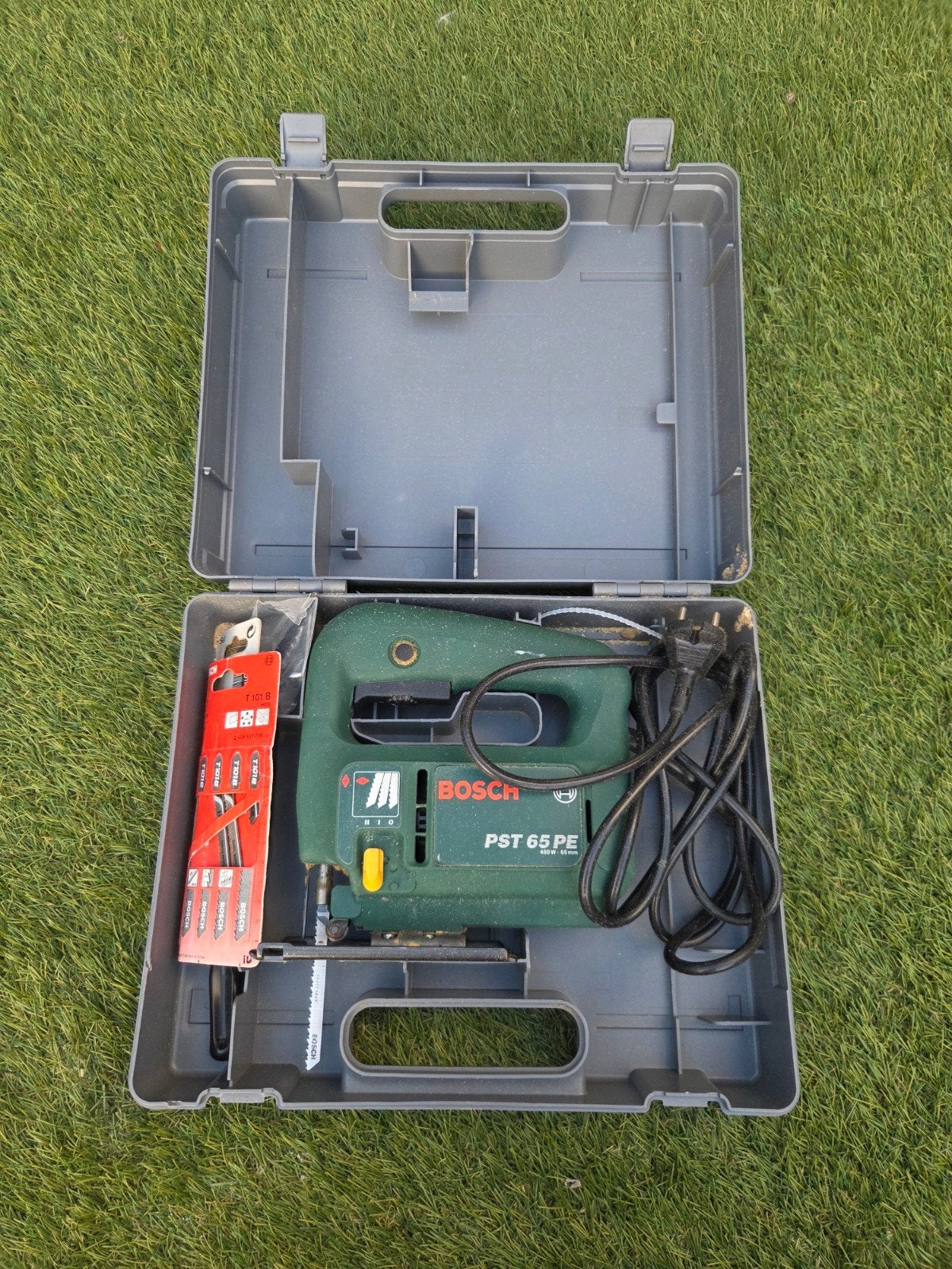 Bosch PST 65 PE Decoupeerzaag met Koffer, Gebruikt, Decoupeerzaag, Ophalen of Verzenden, 30 tot 70 mm