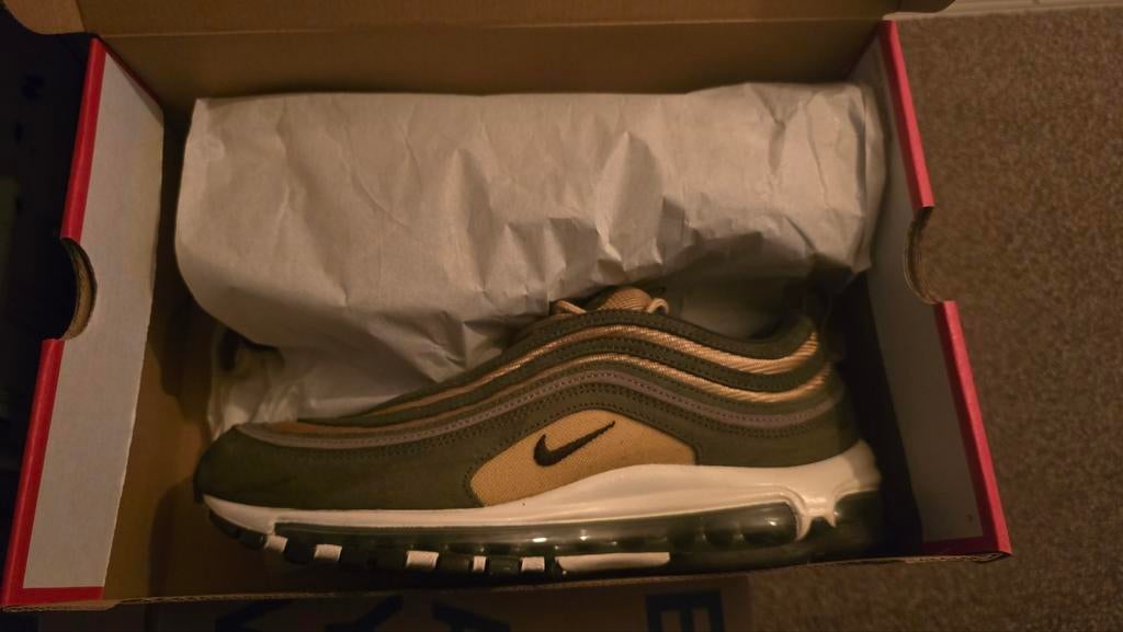 Nike Air Max 97 NH Rough Green - Nieuwstaat! Maat 45, Kleding | Heren, Schoenen, Overige kleuren, Nike, Ophalen of Verzenden, Sneakers of Gympen