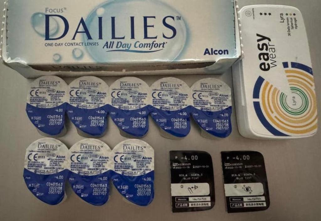 10 Dailies daglenzen -4.00 All day comfort, Ophalen of Verzenden, Nieuw, Ogen