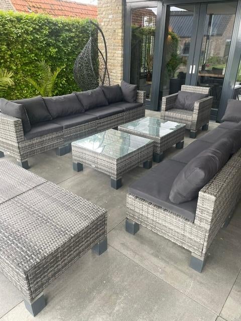 Loungeset, Tuin en Terras, Ophalen, Meer dan 8 zitplaatsen, Zo goed als nieuw, Loungeset